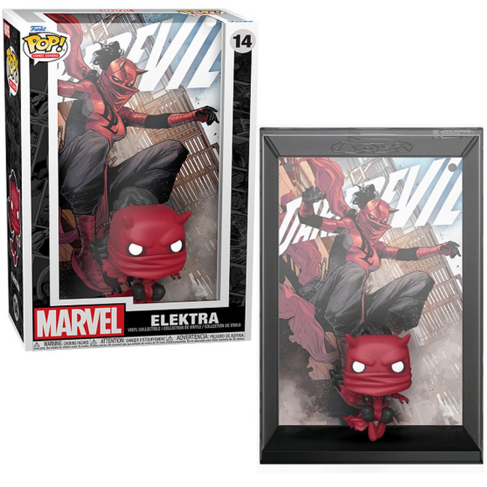 Funko Pop! Capa de quadrinhos - Marvel - Demolidor - Elektra #14 Electra