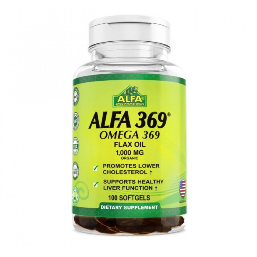 Alfa e Omega 369 1000mg - 100 Cápsulas