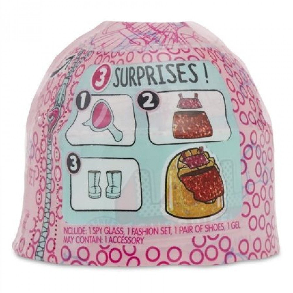 BONECA LOL SURPRISE FASHION CRUSH - 3 SURPRESAS