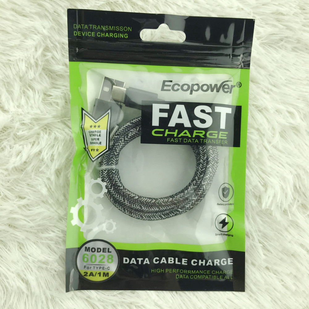 Cabo USB Ecopower Fast Charge - 1m TIPO C