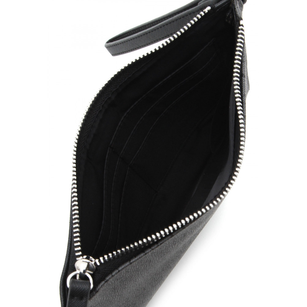 CLUTCH GUESS MONOGRAMA PRETA