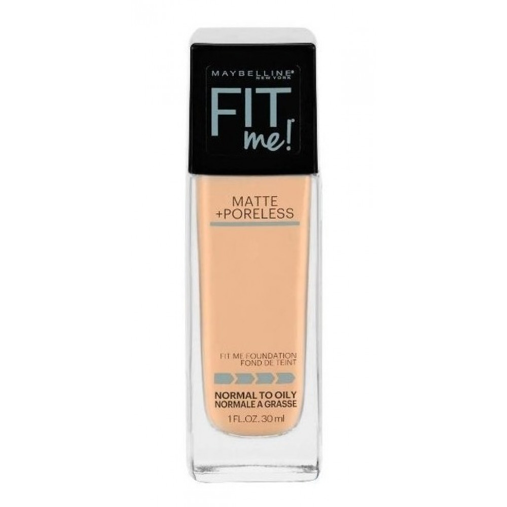 Base Maybelline Fit Me Matte Poreless - #124 Soft Sand 