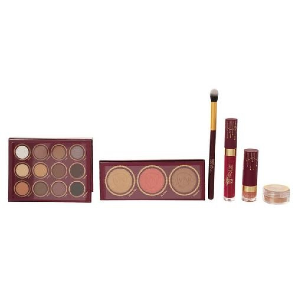 KIT DE 6 PEÇAS VEGAS NAY LIMITED EDITION - BLUSH E ILUMINADOR, PALETA DE SOMBRAS, PIGMENTO, PINCEL E BATONS