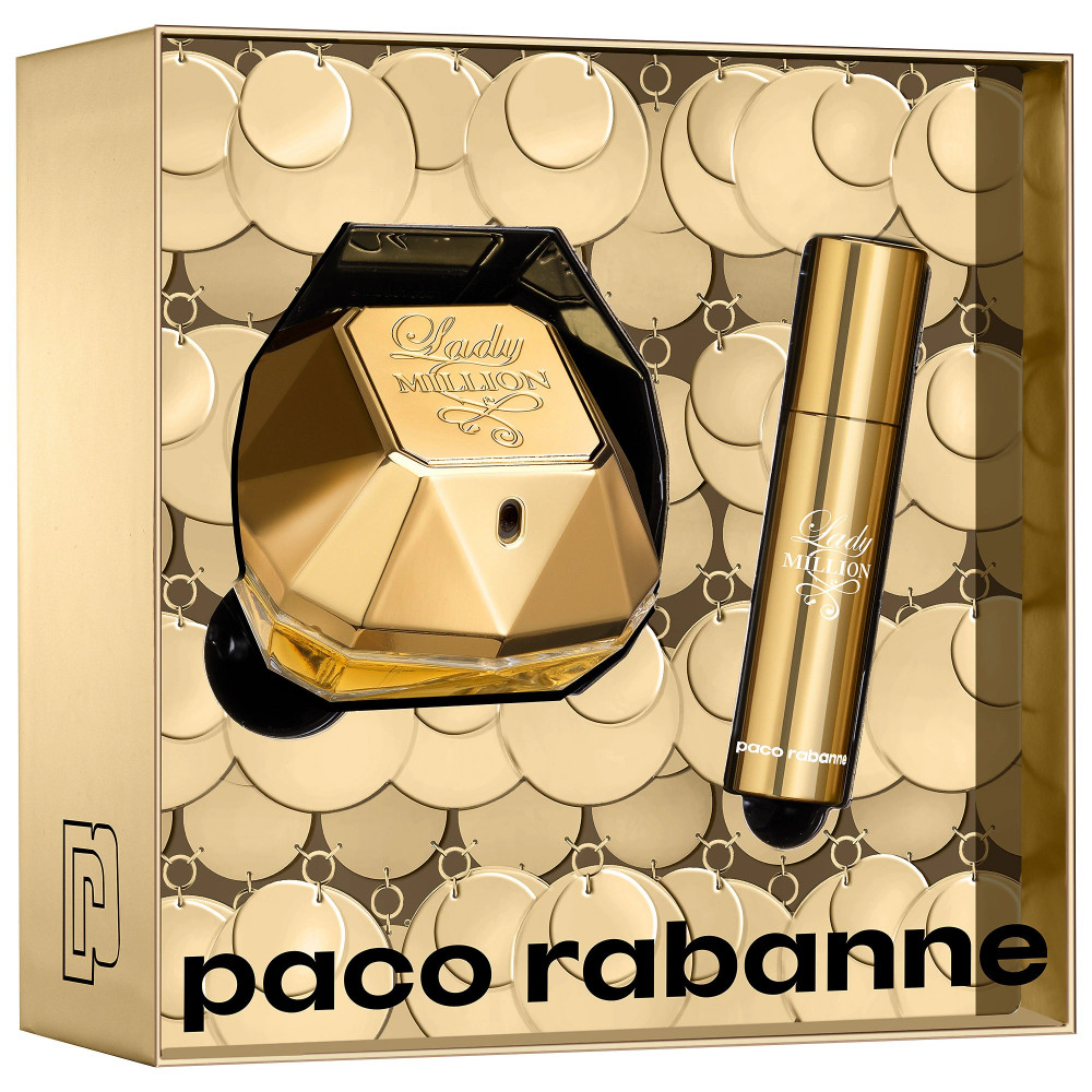 Kit Paco Rabane Lady Milion - 1 Eau de Parfum + Vaporizador 10ml