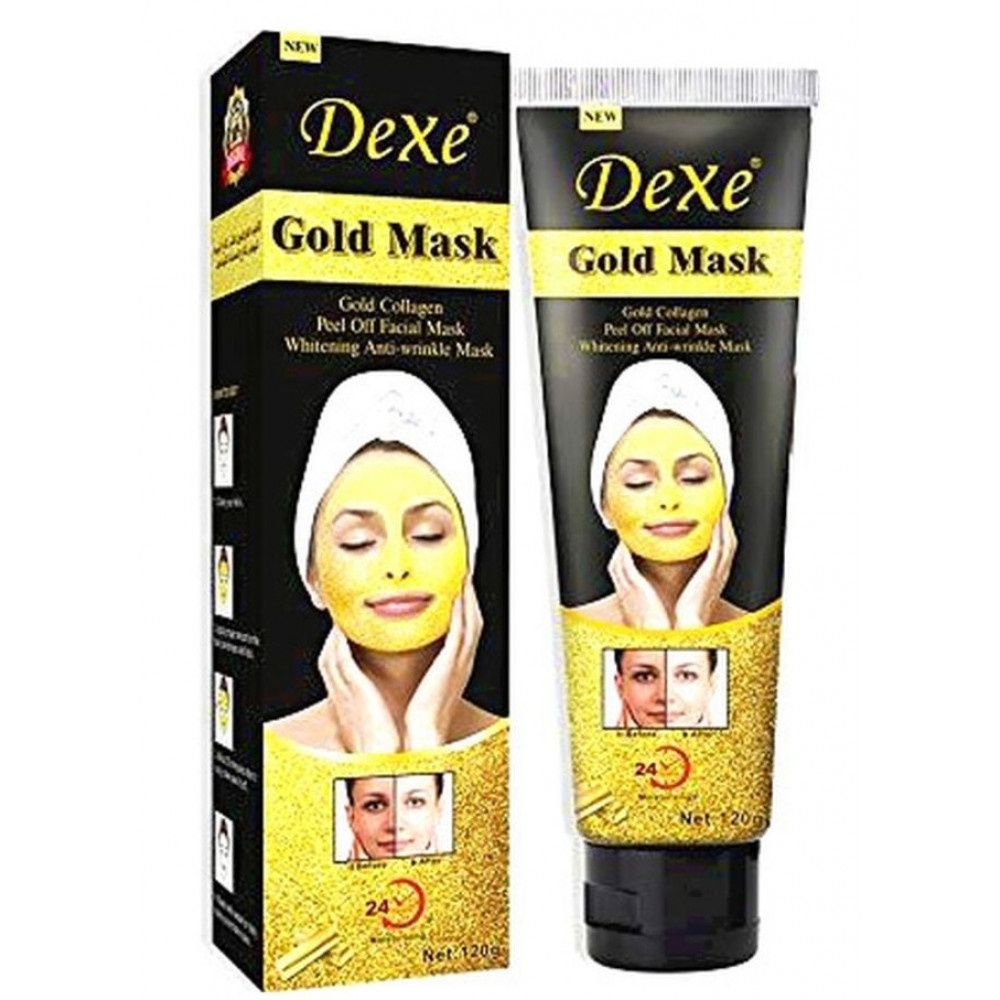 MÁSCARA FACIAL DEXE 24k Gold Whitening Collagen Peel-off 