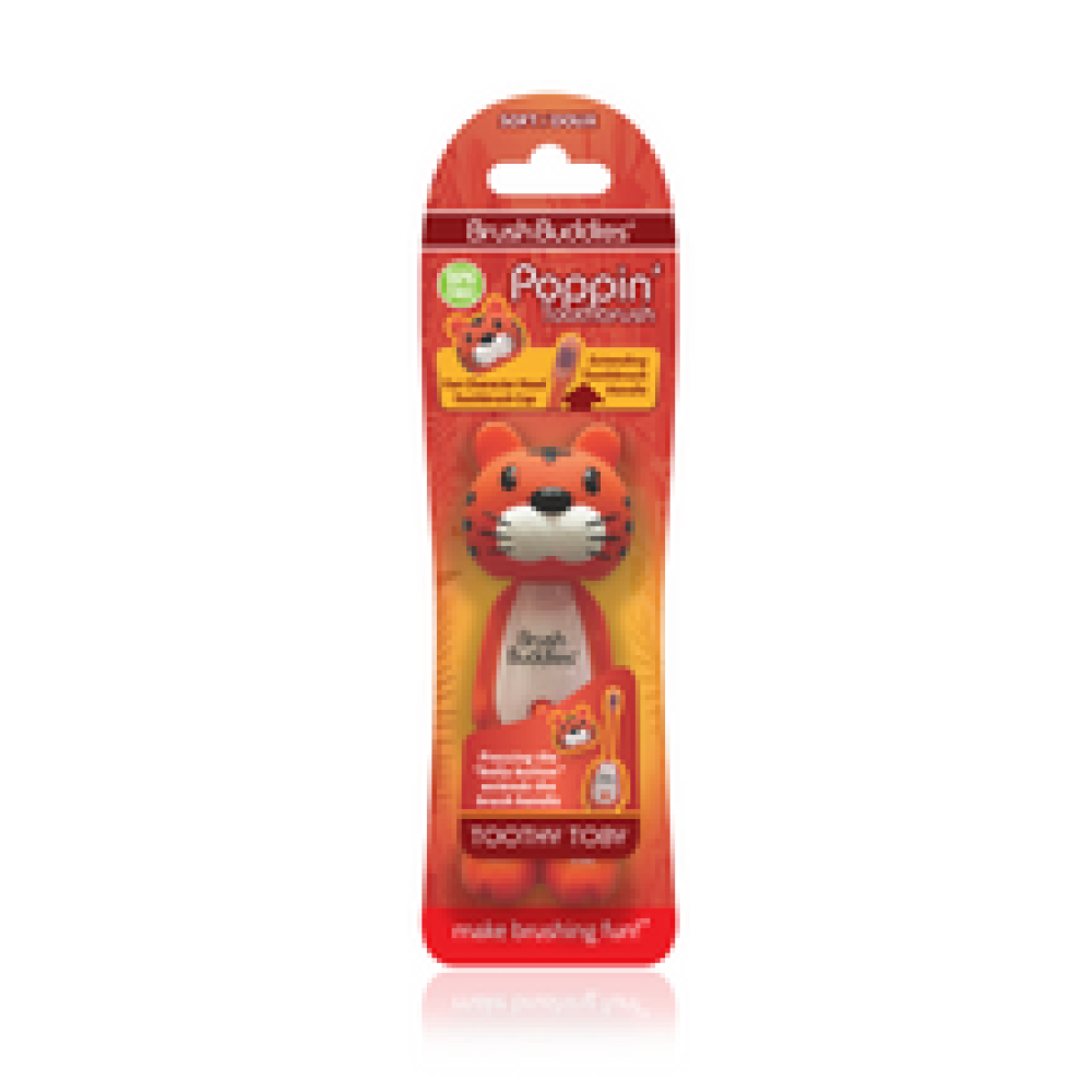 Escova Divertida Tigre Brush Buddies Infantil