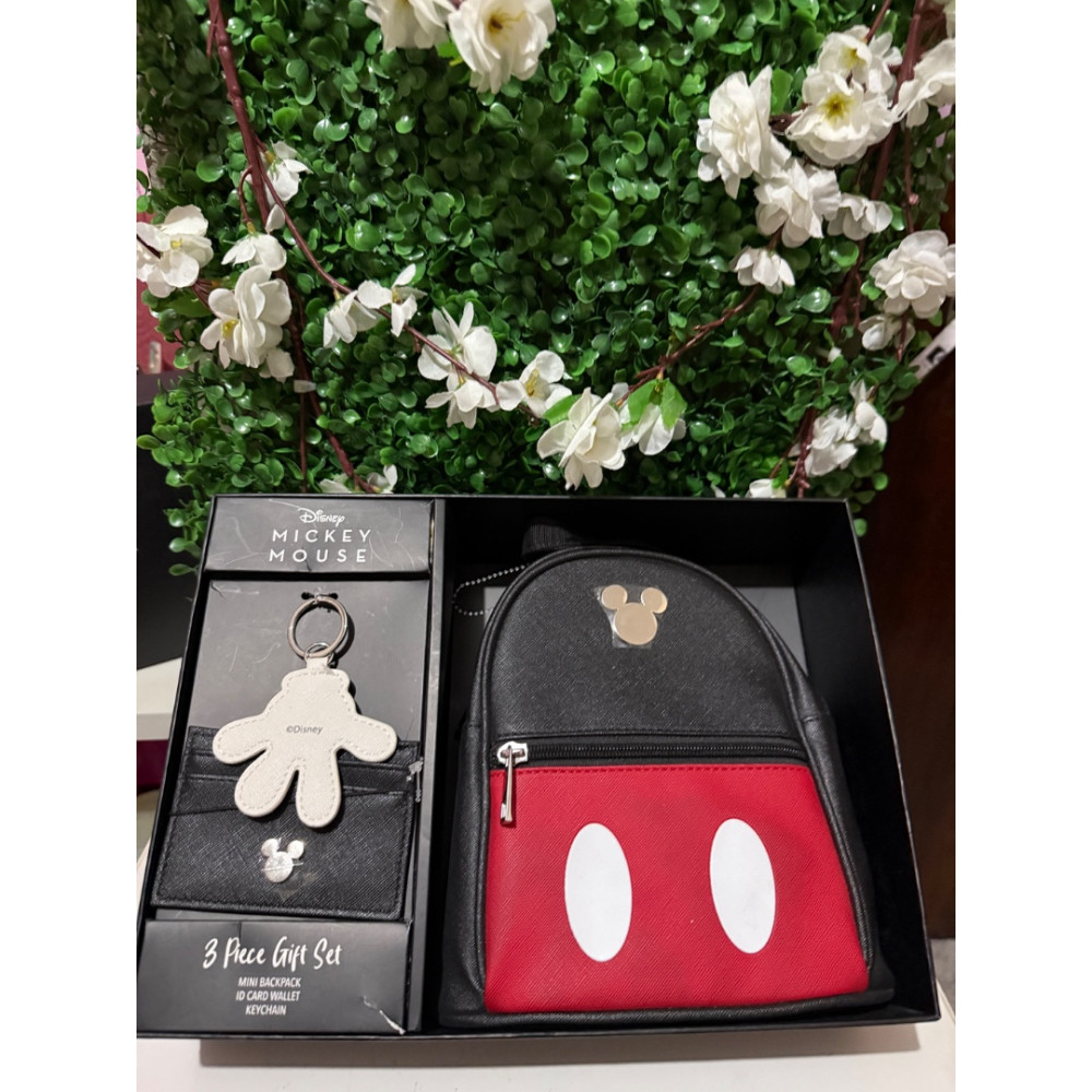 Kit Disney - Mochila , chaveiro e carteira 