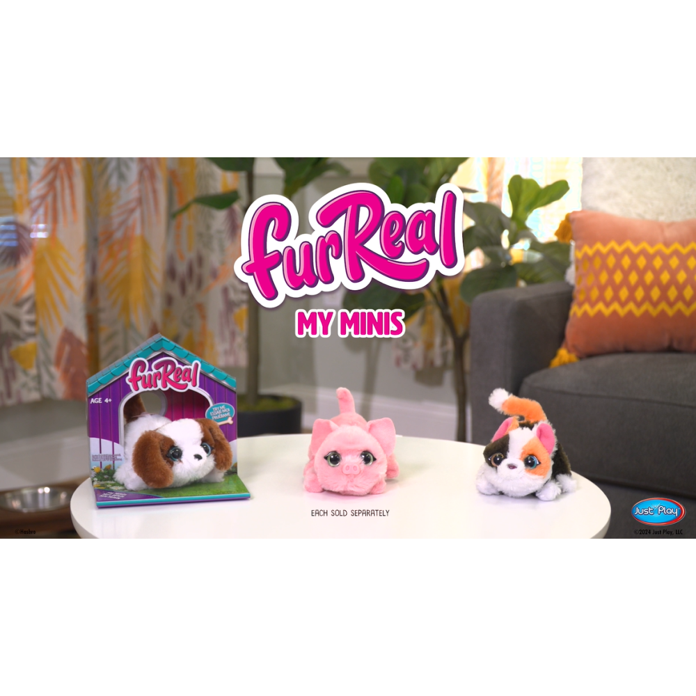 Furreal My Minis Kitty Brinquedo Interativo, Porquinho De Pelucia