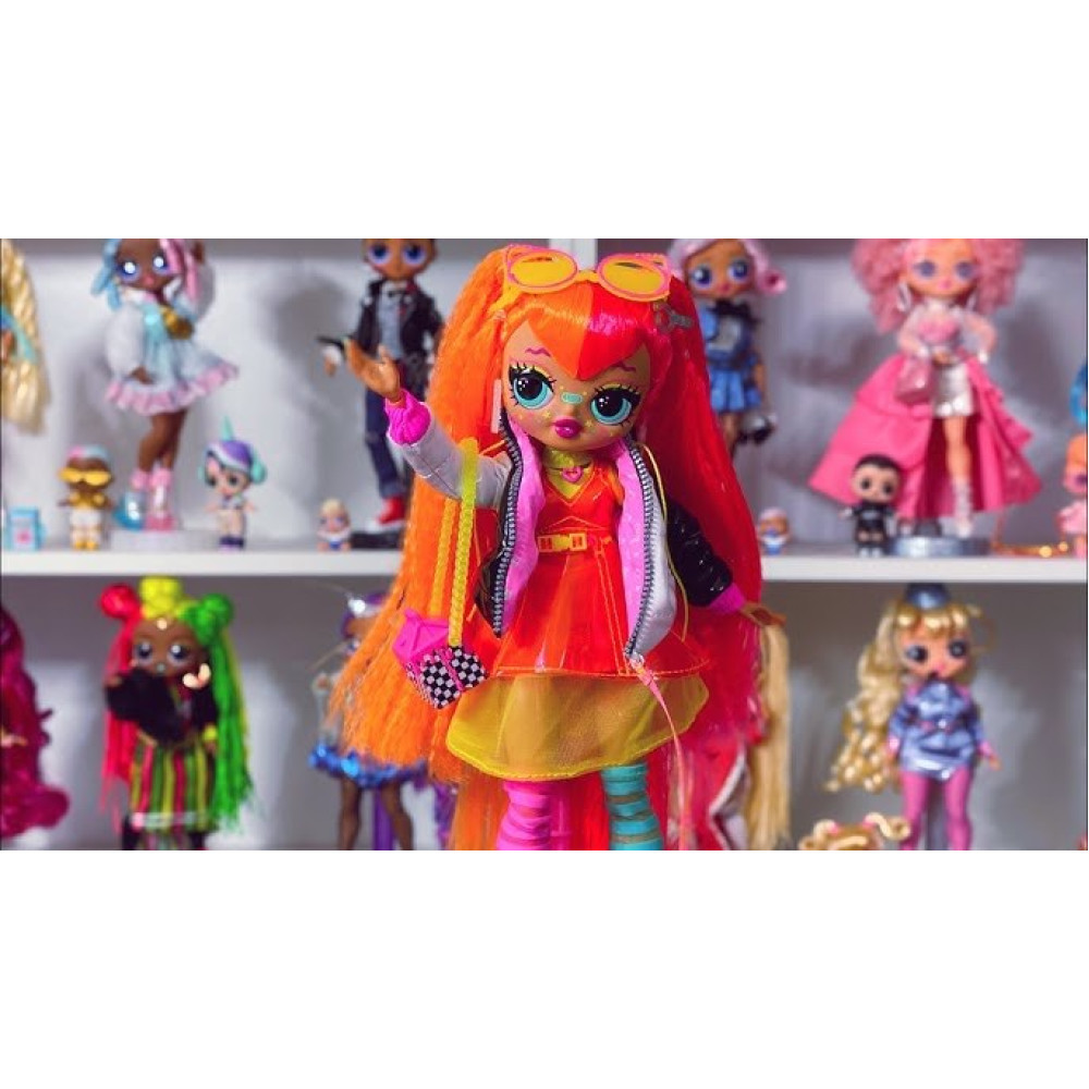 LOL Surprise OMG Fierce Neonlicious 11.5″ Fashion Doll with X Surprises
