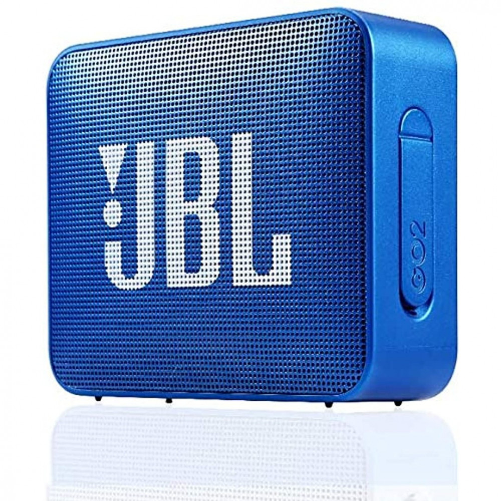 JBL GO2 Waterproof Ultra Portable Bluetooth Speakers  (Blue) 1-Pack