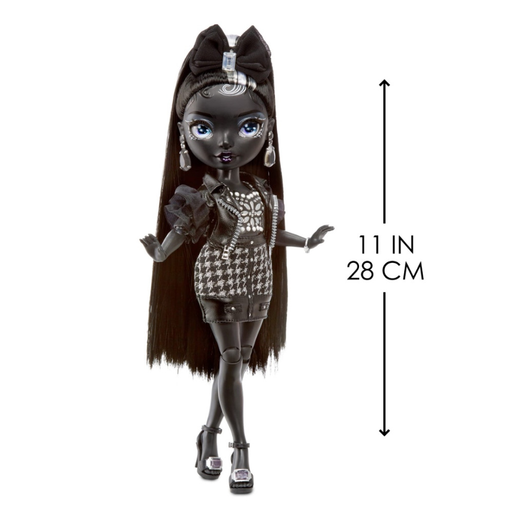 Rainbow High Shadow Série 1 Shanelle Onyx Grayscale