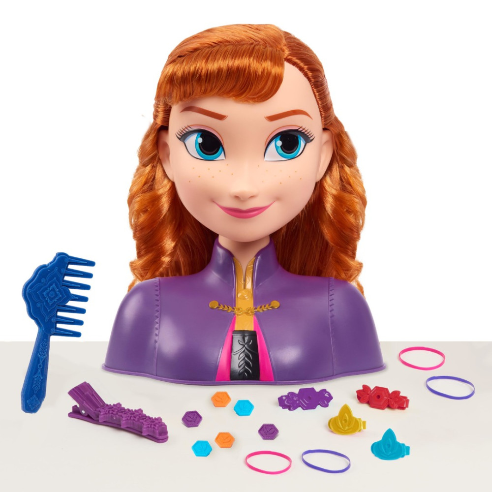 Disney Cabeça de estilo Disney'S Frozen 2 Anna 17 peças