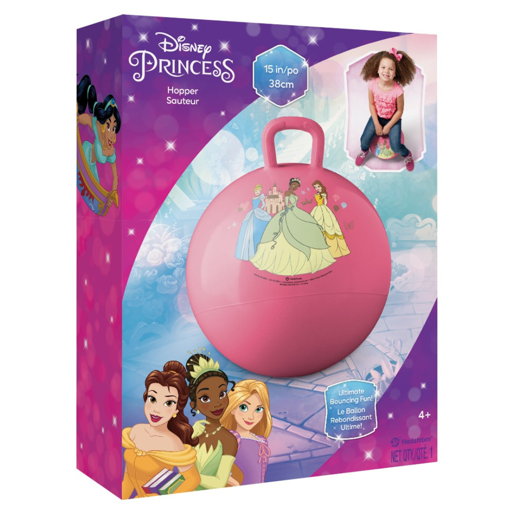 PULA PULA Hedstrom 15" Disney Princess Space Hopper, rosa