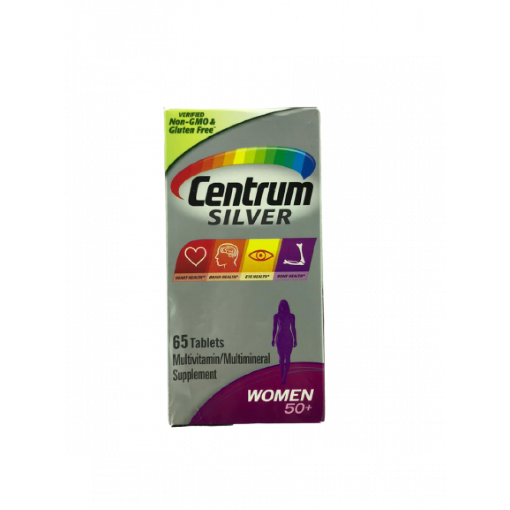 Centrum Silver Women, Mulher 50+ (65 Tabs) Multivitamínico