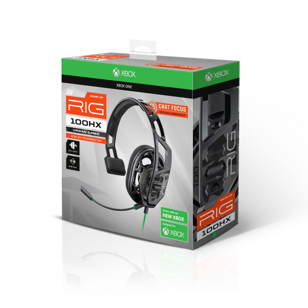 Fone - RIG 100HX Camo Chat Gaming Headset for Xbox One