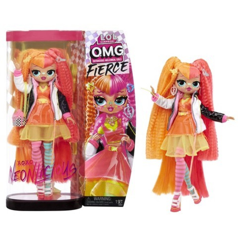 LOL Surprise OMG Fierce Neonlicious 11.5″ Fashion Doll with X Surprises
