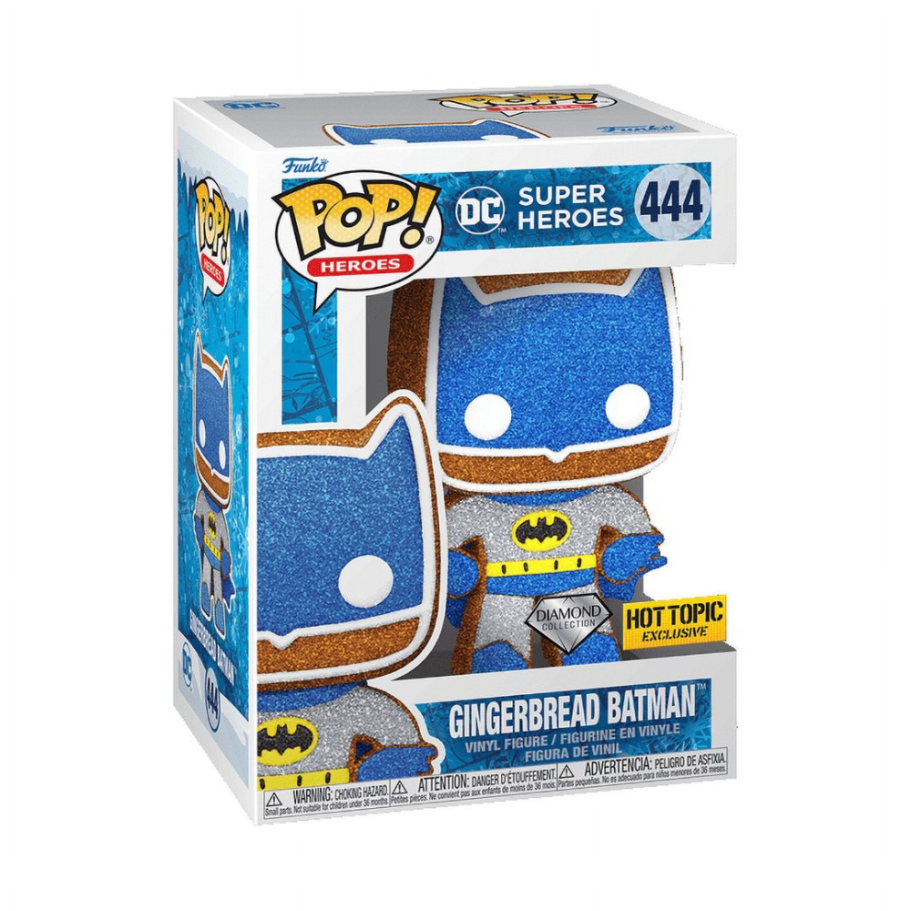 Funko Pop!dc Super Heroes Diamond Gingerbread Batman #444