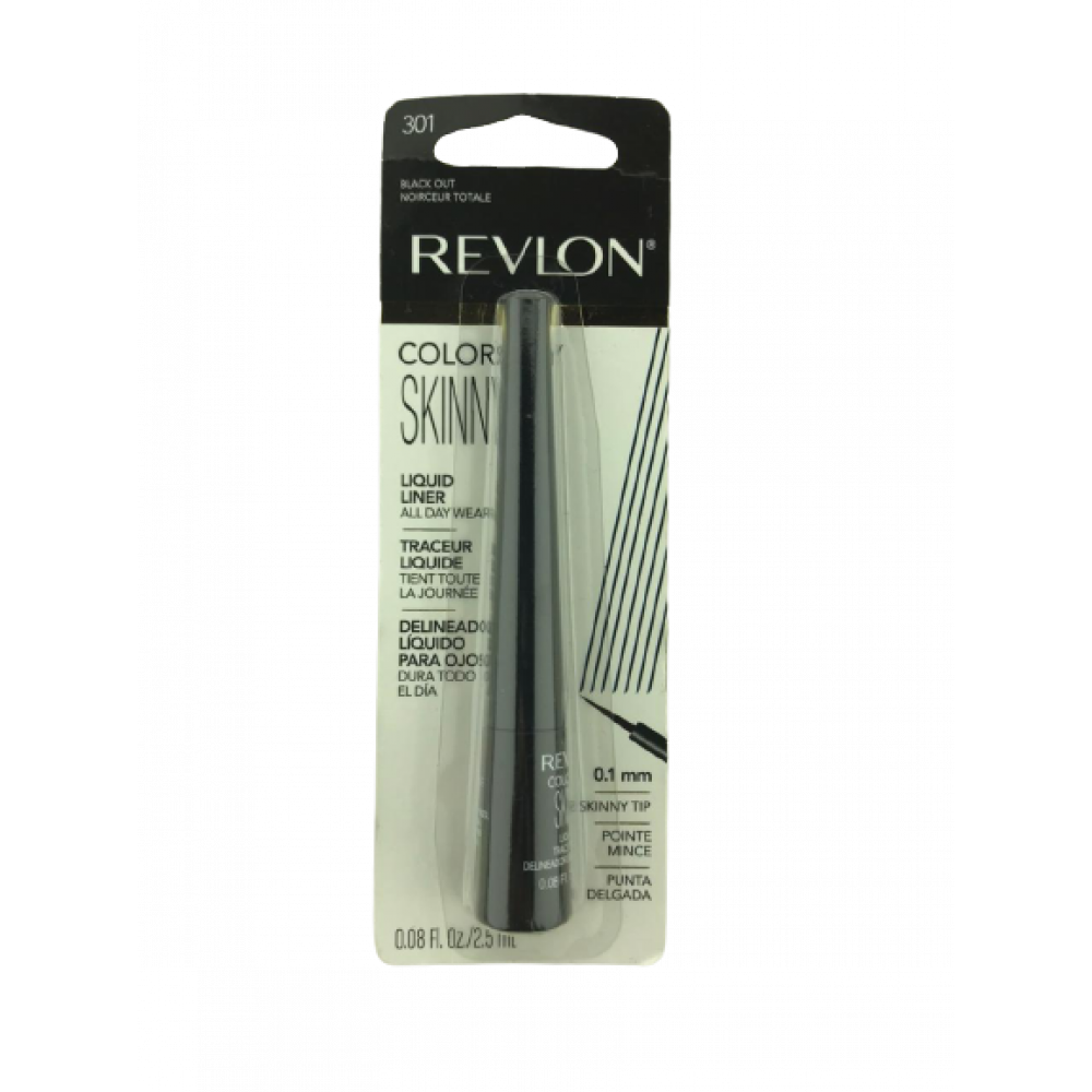 DELINEADOR REVLON COLORSTAY SKINNY LÍQUIDO BLACK OUT 301