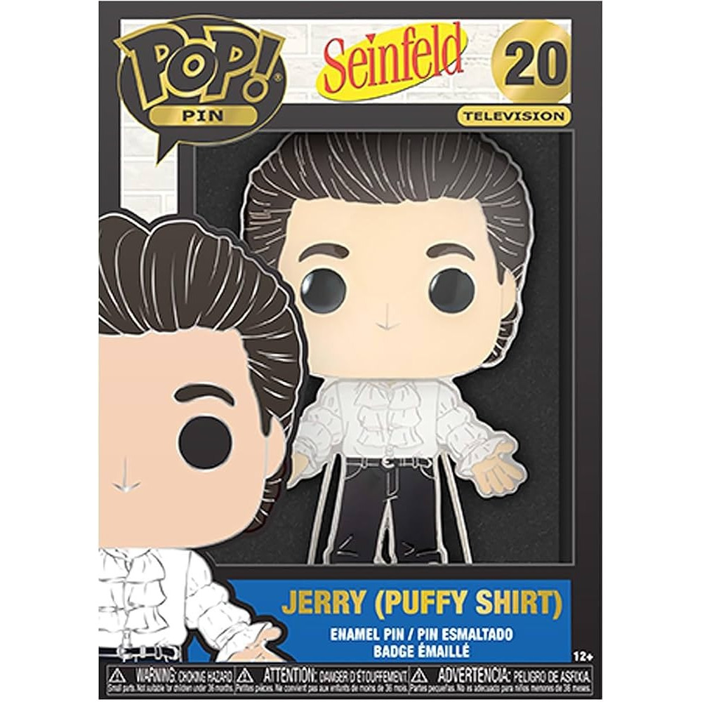 Pop! Pins: Seinfeld - Jerry Puffy Shirt with Chase (Styles May Vary)