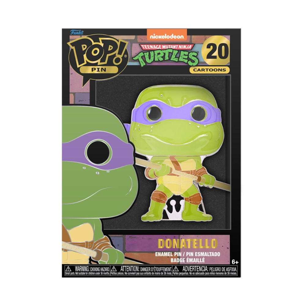 Funko Pop! Pin Tartarugas Ninja Adolescentes Mutantes: Donatello #20