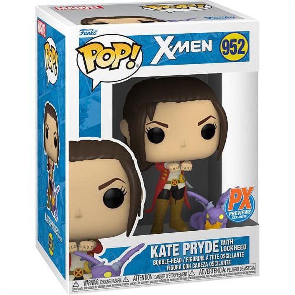Funko Pop! X-Men Kate Pryde com Lockheed Pop! Figura de vinil e Buddy #952