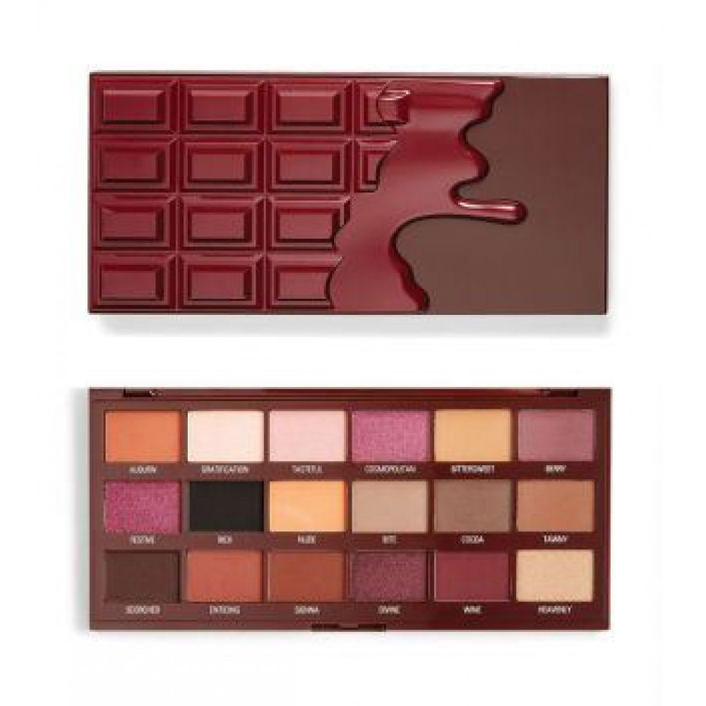 I Heart Revolution - Paleta de Sombras de Chocolate - Cranberries e Chocolate