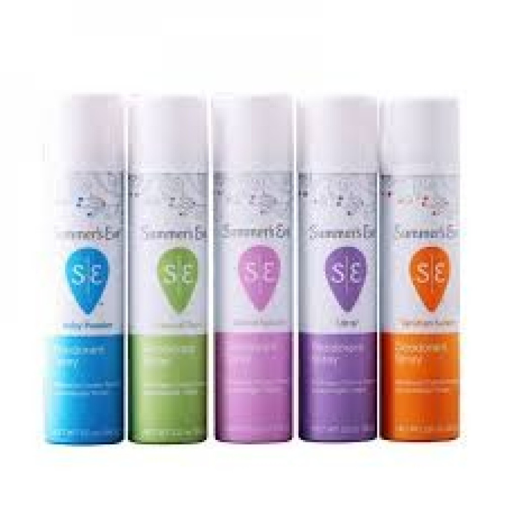 Desodorante em spray refrescante Summers Eve, floral transparente, 2 onças
