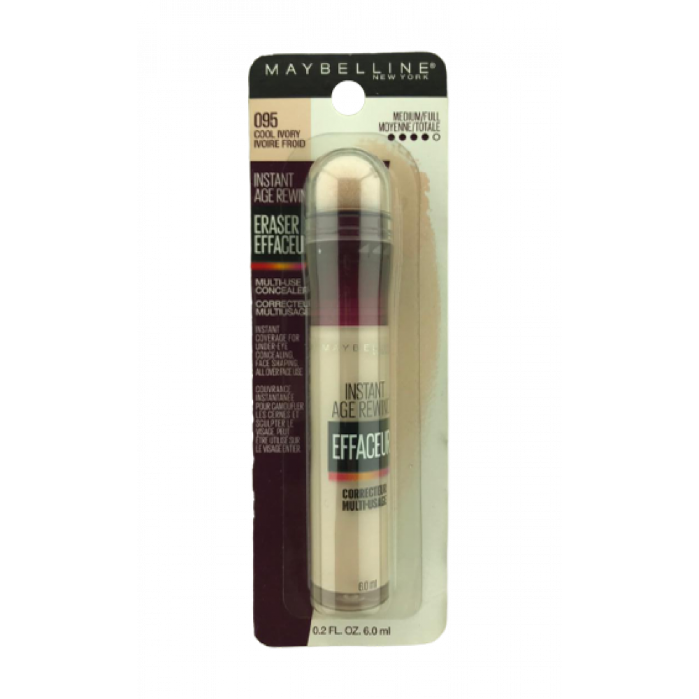 Maybelline Instant Age Rewind Eraser Dark Circles Treatment Concealer 095 Cool Ivory