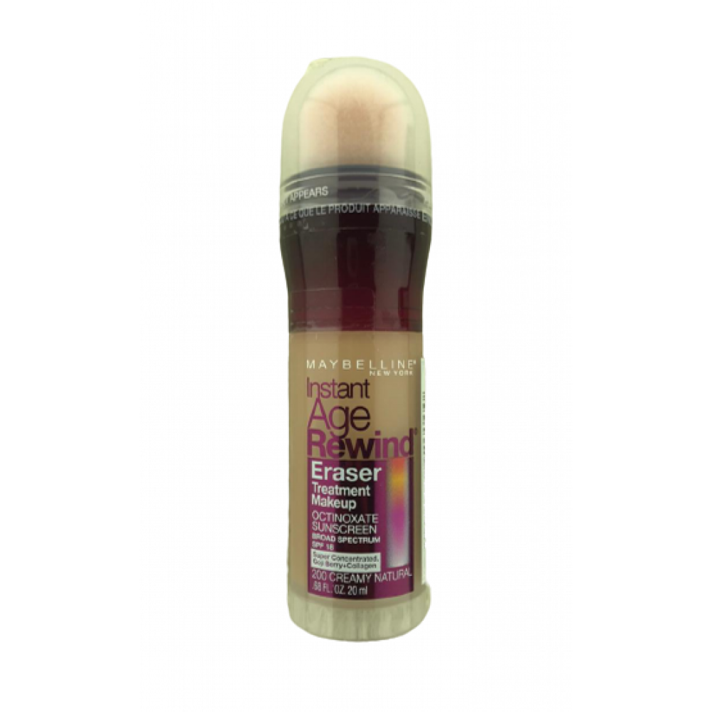 MAYBELLINE INSTANT AGE REWIND ERASER FOUNDATION CREAMY NATURAL 200