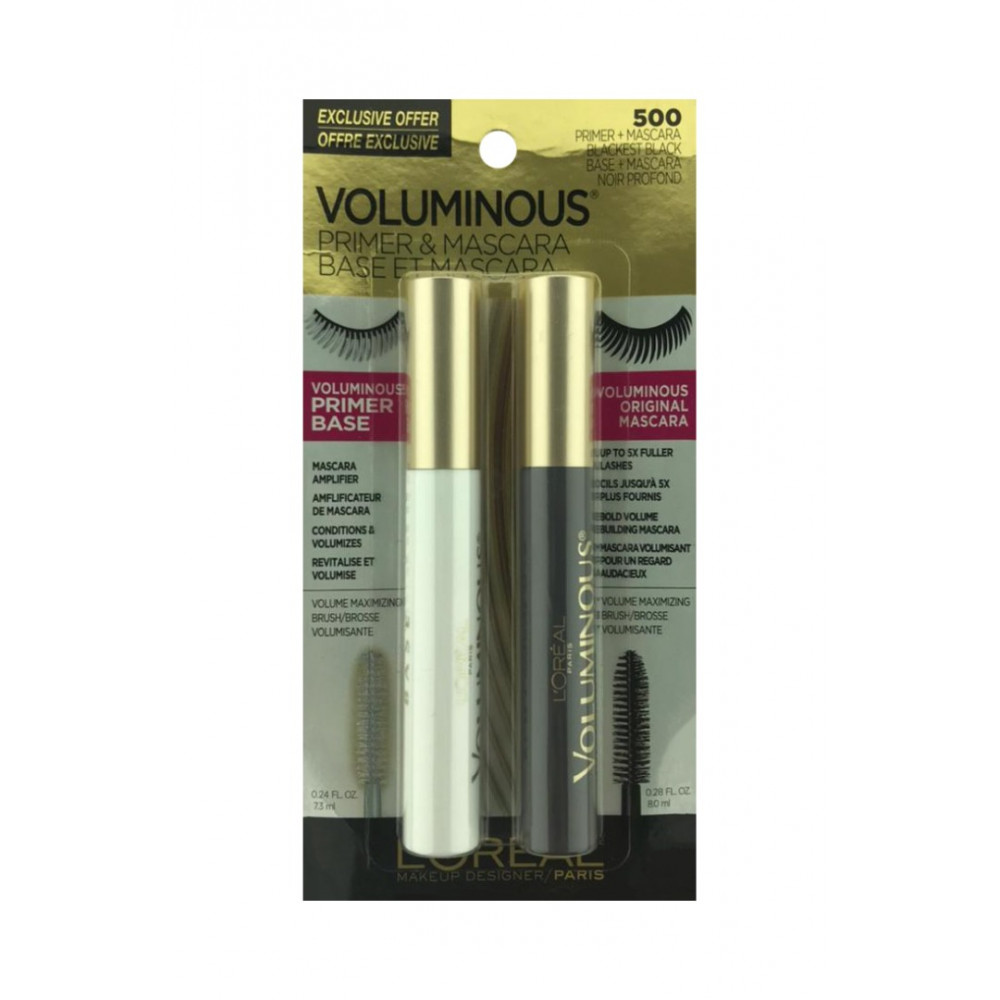 Primer E Mascara Voluminous 500 Rimel Loreal