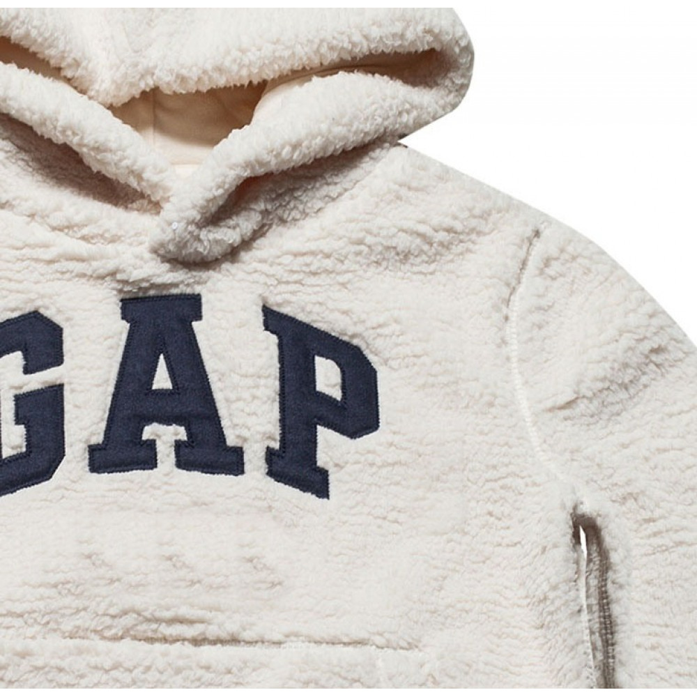 MOLETOM GAP LOGO SHERPA BRANCO - XXG