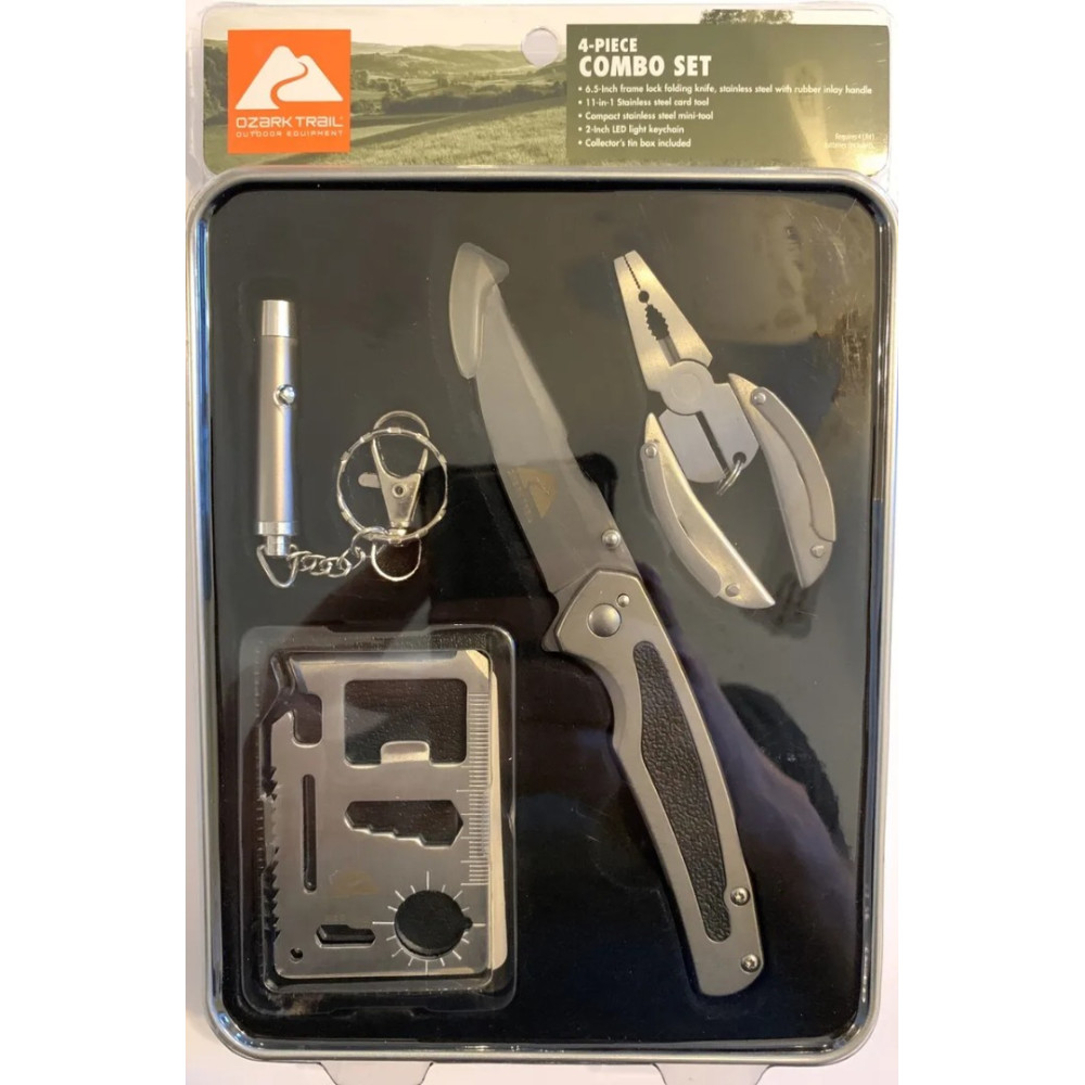 Conjunto combo de 4 peças de equipamento externo Ozark Trail 