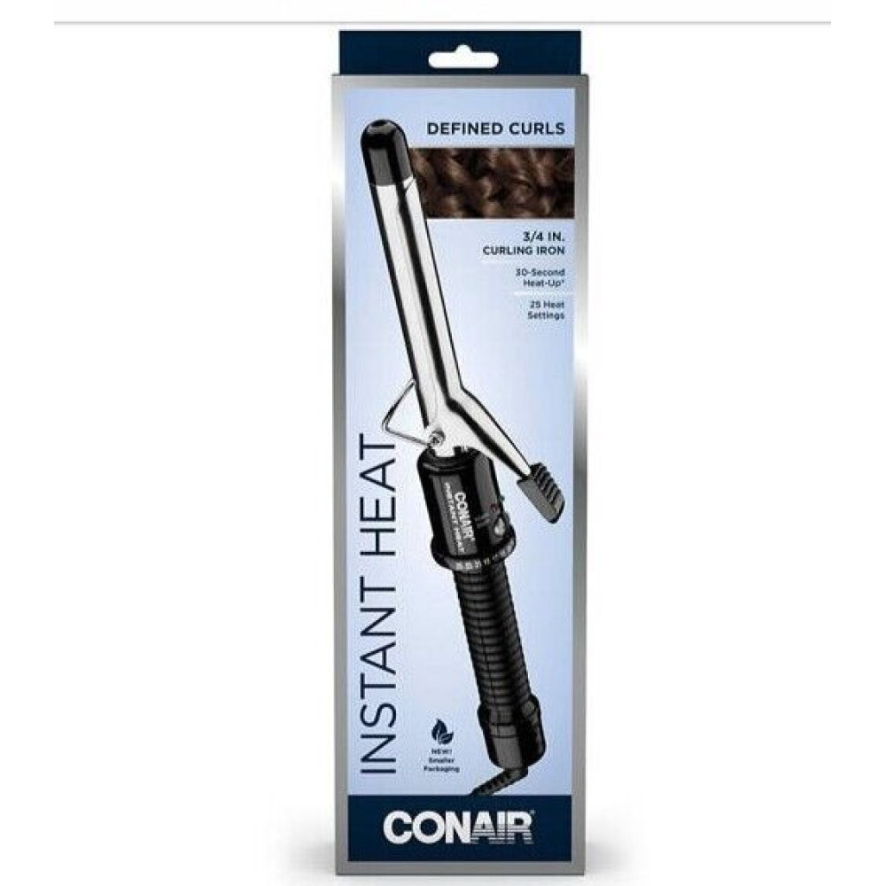 Conair Instant Heat 3/4 in Curling Iron - Black - Dual Voltage