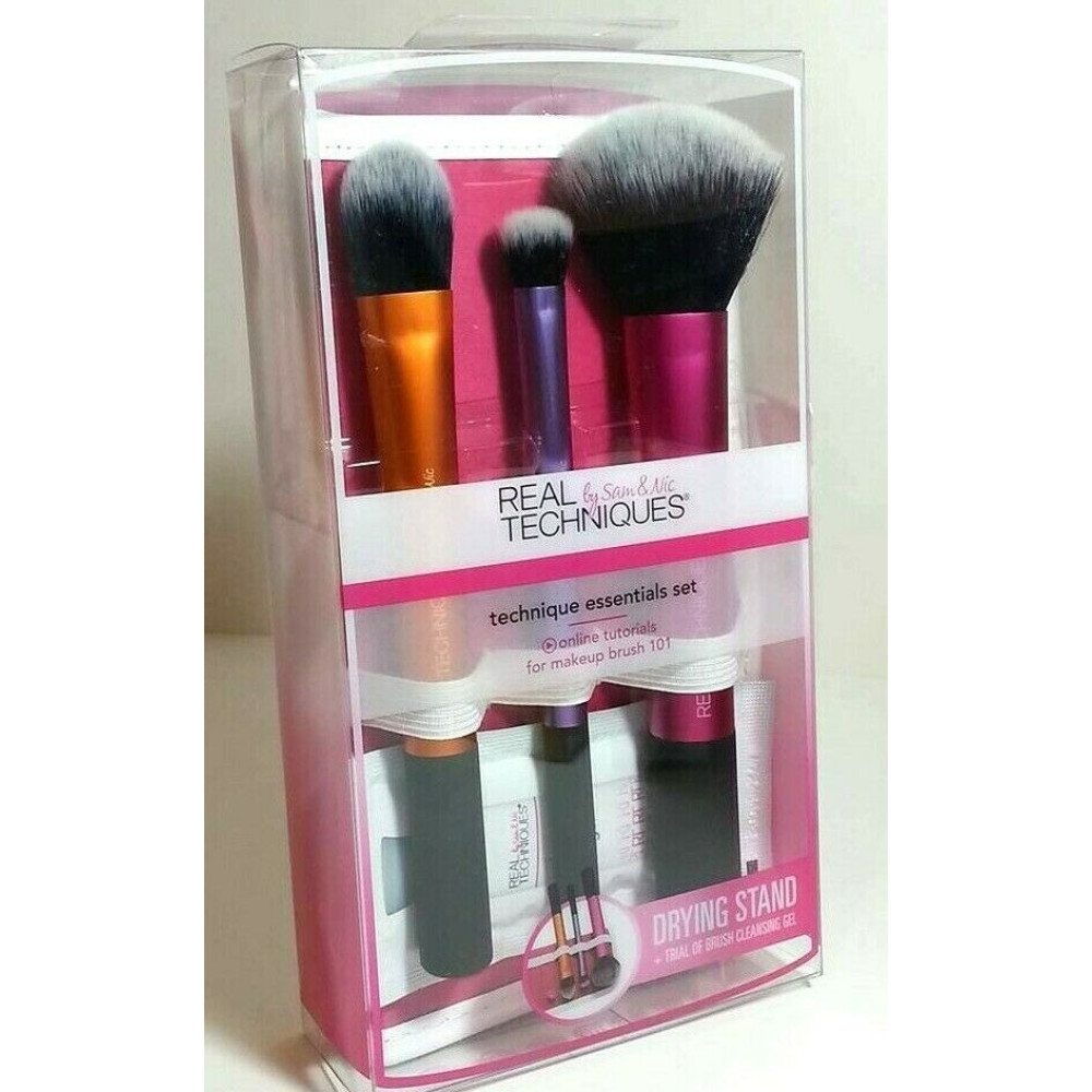 CONJUNTO ESSENCIAL DE TÉCNICAS REAIS POR SAM & NIC SUPORTE DE SECAGEM COM ESCOVA GEL DE LIMPEZA