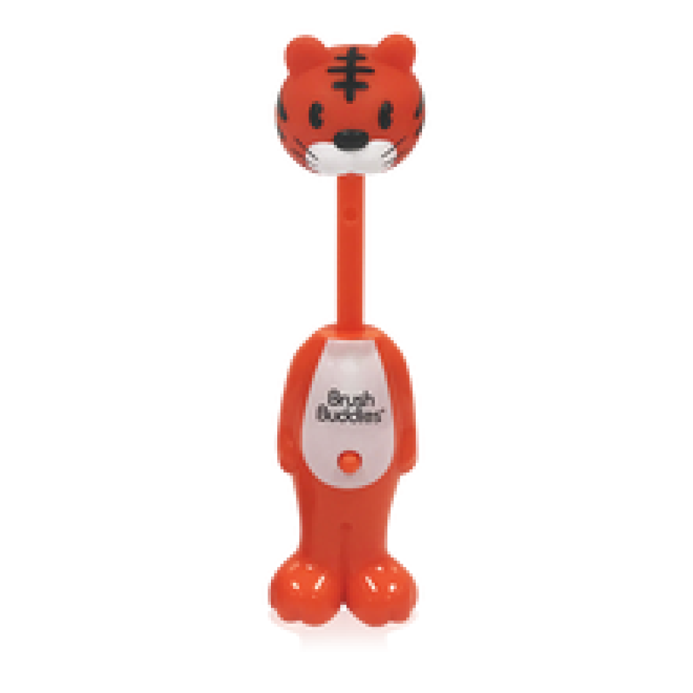 Escova Divertida Tigre Brush Buddies Infantil