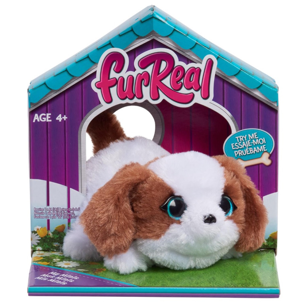 Furreal My Minis Kitty Brinquedo Interativo, Cachorrinho de Pelúcia 